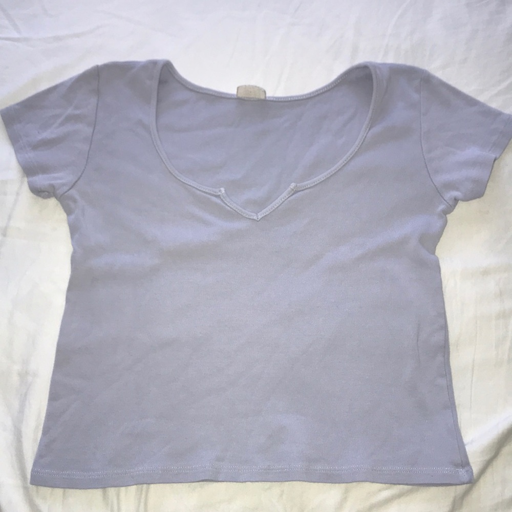 Baby Blue Brandy Melville top